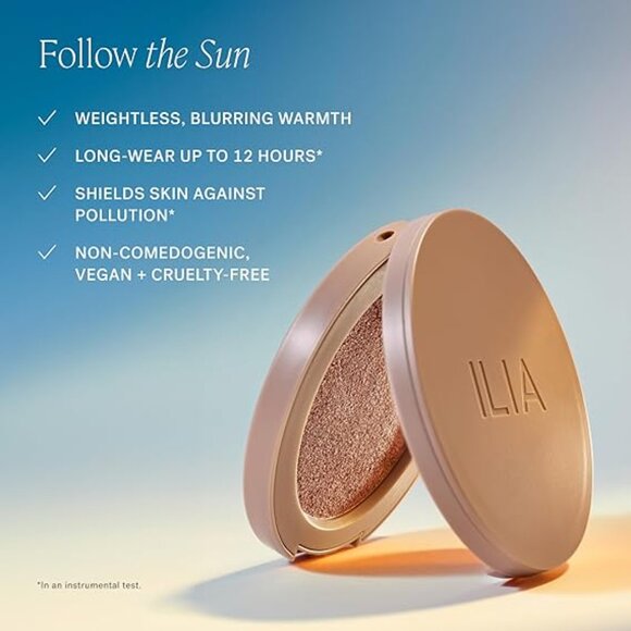 ILIA - Sunshift Cream Bronzer | Non-Comedogenic, Long-Lasting, Vegan-ECLIPSE - Picture 1 of 8